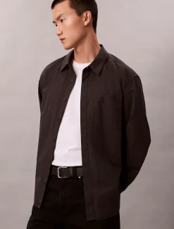 Calvin Klein Lässiges Hemd aus Baumwoll-Nylon^Herren Hemden & Poloshirts