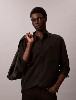 Calvin Klein Lässiges Hemd aus weichem Modal^Herren Hemden & Poloshirts