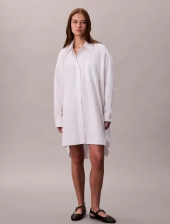 Calvin Klein Lässiges Hemdkleid aus Baumwolle^Damen Kleider & Röcke