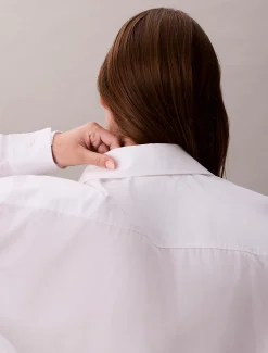 Calvin Klein Lässiges Hemdkleid aus Baumwolle^Damen Kleider & Röcke