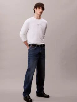 Calvin Klein Lässiges Langarmshirt^Herren T-shirts