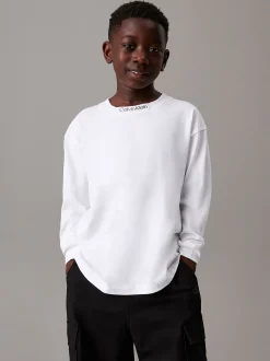 Calvin Klein Lässiges Langarmshirt^Kinder T-shirts|Kleidung