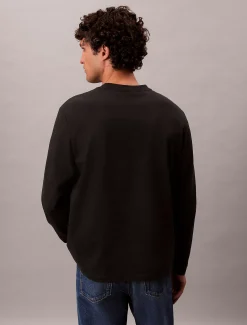 Calvin Klein Lässiges Langarmshirt^Herren T-shirts