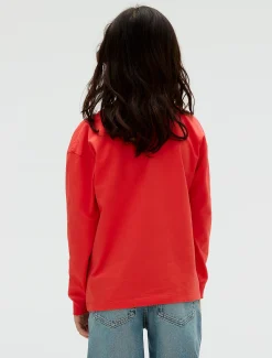 Calvin Klein Lässiges langärmliges Logo-T-Shirt^Kinder T-shirts|Kleidung