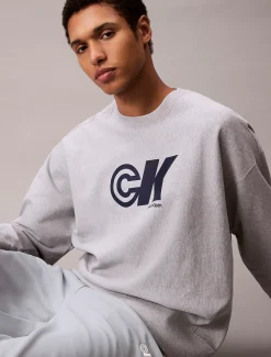 Calvin Klein Lässiges Logo-Sweatshirt mit Grafik^Herren Hoodies & Sweatshirts