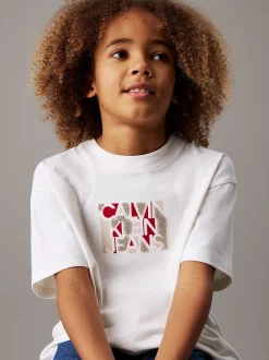 Calvin Klein Lässiges Logo-T-Shirt^Kinder T-shirts|Kleidung