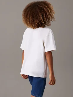 Calvin Klein Lässiges Logo-T-Shirt^Kinder T-shirts|Kleidung