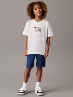 Calvin Klein Lässiges Logo-T-Shirt^Kinder T-shirts|Kleidung