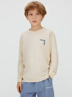 Calvin Klein Lässiges Logo-T-Shirt^Kinder T-shirts|Kleidung