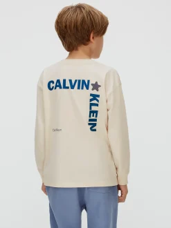 Calvin Klein Lässiges Logo-T-Shirt^Kinder T-shirts|Kleidung