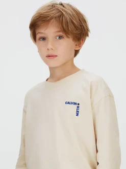 Calvin Klein Lässiges Logo-T-Shirt^Kinder T-shirts|Kleidung