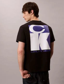 Calvin Klein Lässiges Logo-T-Shirt mit auffälliger Grafik^Herren T-shirts