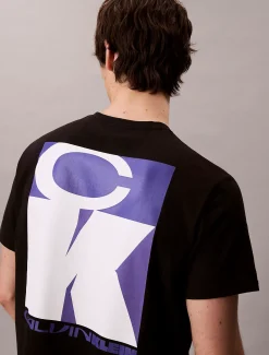 Calvin Klein Lässiges Logo-T-Shirt mit auffälliger Grafik^Herren T-shirts