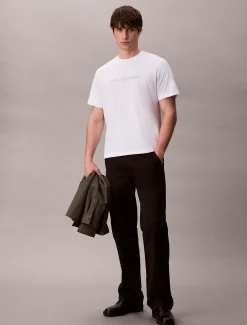 Calvin Klein Lässiges Logo-T-Shirt mit auffälliger Grafik^Herren T-shirts