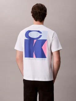 Calvin Klein Lässiges Logo-T-Shirt mit auffälliger Grafik^Herren T-shirts