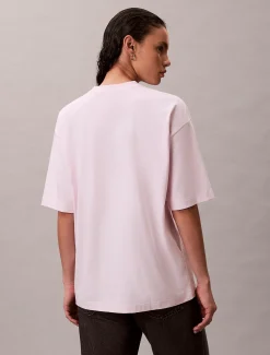 Calvin Klein Lässiges Logo-T-Shirt mit Pailletten^Damen T-shirts & Tops