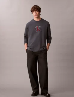 Calvin Klein Lässiges Monlogo-T-Shirt^Herren T-shirts