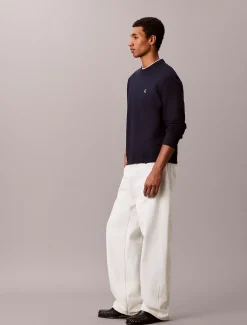 Calvin Klein Lässiges Monogramm-Sweatshirt^Herren Hoodies & Sweatshirts|Strickdesigns