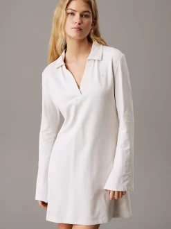 Calvin Klein Lässiges Poloshirt aus Baumwoll-Piqué^Damen Kleider & Röcke