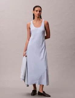 Calvin Klein Lässiges Slipkleid aus Viskose^Damen Kleider & Röcke