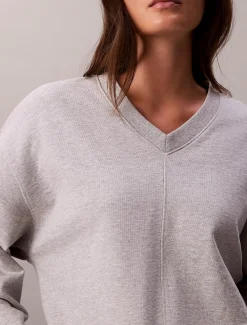 Calvin Klein Lässiges Sweatshirt aus Frottee^Damen Sweatshirts & Hoodies