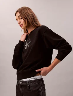 Calvin Klein Lässiges Sweatshirt aus French Terry^Damen Sweatshirts & Hoodies