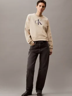 Calvin Klein Lässiges Sweatshirt aus French Terry^Damen Sweatshirts & Hoodies