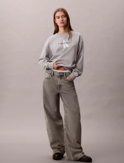 Calvin Klein Lässiges Sweatshirt aus French Terry^Damen Sweatshirts & Hoodies