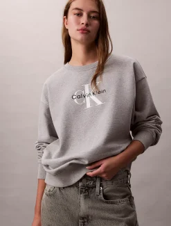 Calvin Klein Lässiges Sweatshirt aus French Terry^Damen Sweatshirts & Hoodies