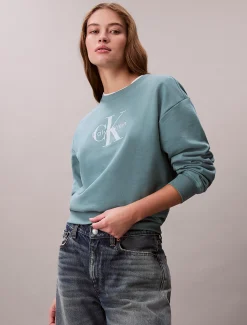 Calvin Klein Lässiges Sweatshirt aus French Terry^Damen Sweatshirts & Hoodies