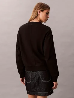Calvin Klein Lässiges Sweatshirt aus Frottee^Damen Sweatshirts & Hoodies
