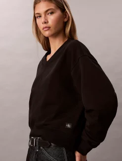 Calvin Klein Lässiges Sweatshirt aus Frottee^Damen Sweatshirts & Hoodies