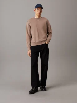 Calvin Klein Lässiges Sweatshirt aus Frottee-Modal^Herren Hoodies & Sweatshirts