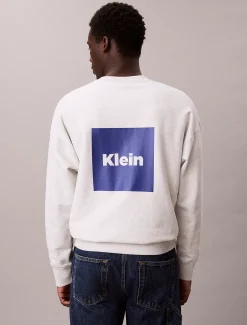 Calvin Klein Lässiges Sweatshirt aus hochwertigem Fleece mit Logo-Grafik^Herren Hoodies & Sweatshirts