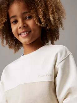 Calvin Klein Lässiges Sweatshirt im Blockfarben-Design^Kinder Hoodies & Pullover|Kleidung