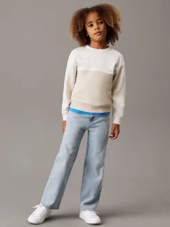 Calvin Klein Lässiges Sweatshirt im Blockfarben-Design^Kinder Hoodies & Pullover|Kleidung