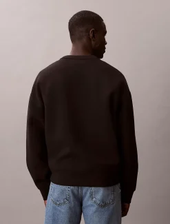 Calvin Klein Lässiges Sweatshirt mit geprägtem Logo^Herren Hoodies & Sweatshirts