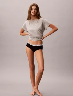 Calvin Klein Lässiges T-Shirt - Cotton Stretch Lounge^Damen Nachtwäsche & Loungewear