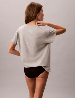 Calvin Klein Lässiges T-Shirt - Cotton Stretch Lounge^Damen Nachtwäsche & Loungewear