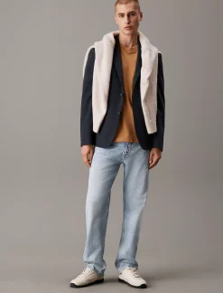 Calvin Klein Lässiges T-Shirt mit Brusttasche aus Jersey^Herren T-shirts