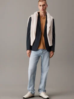 Calvin Klein Lässiges T-Shirt mit Brusttasche aus Jersey^Herren T-shirts