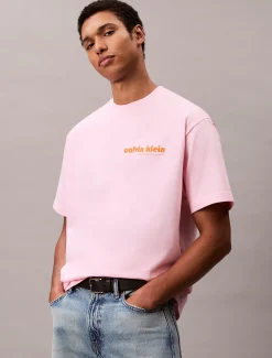 Calvin Klein Lässiges T-Shirt mit Logo^Herren T-shirts