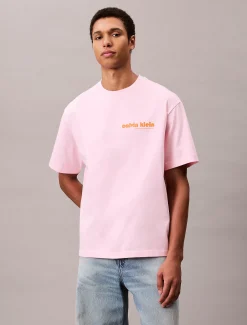 Calvin Klein Lässiges T-Shirt mit Logo^Herren T-shirts