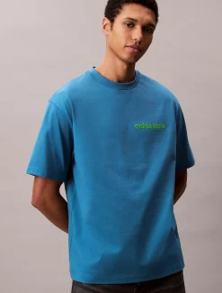 Calvin Klein Lässiges T-Shirt mit Logo^Herren T-shirts