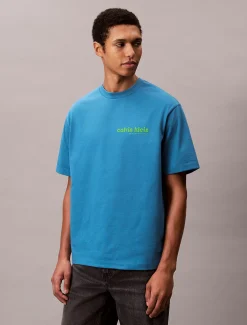 Calvin Klein Lässiges T-Shirt mit Logo^Herren T-shirts