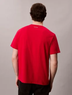 Calvin Klein Lässiges T-Shirt mit durchgehender Grafik^Herren T-shirts