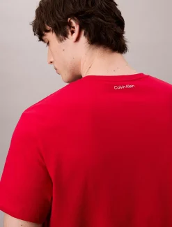 Calvin Klein Lässiges T-Shirt mit durchgehender Grafik^Herren T-shirts