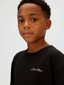 Calvin Klein Lässiges T-Shirt mit Grafik auf der Rückseite^Kinder Kleidung