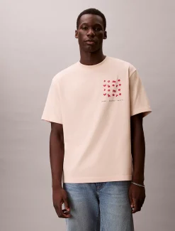 Calvin Klein Lässiges T-Shirt mit Grafik^Herren T-shirts