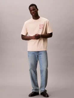 Calvin Klein Lässiges T-Shirt mit Grafik^Herren T-shirts